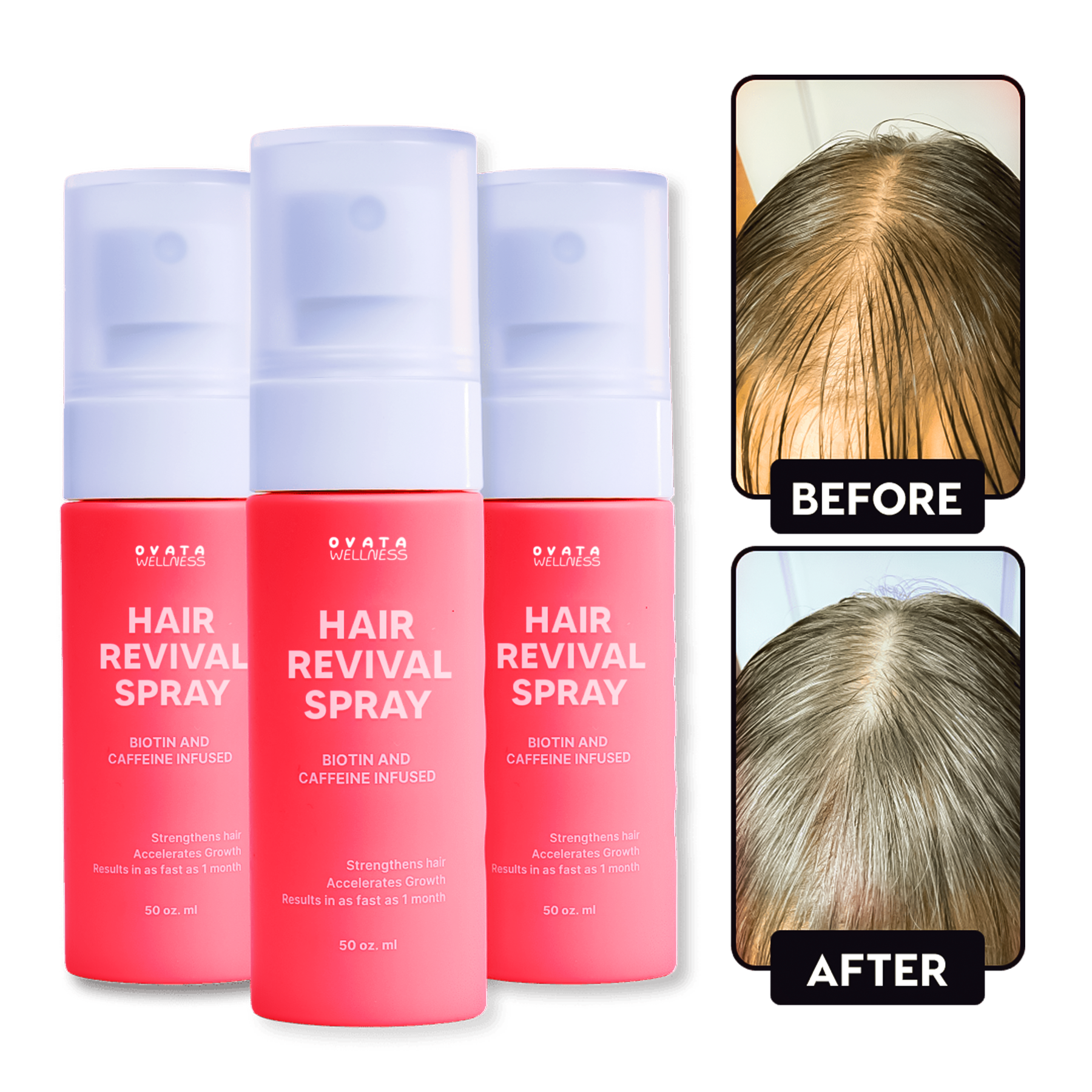 Ovata® Hair Revival Spray